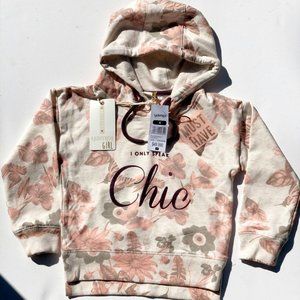 amp Floral hooded warm Jumper
